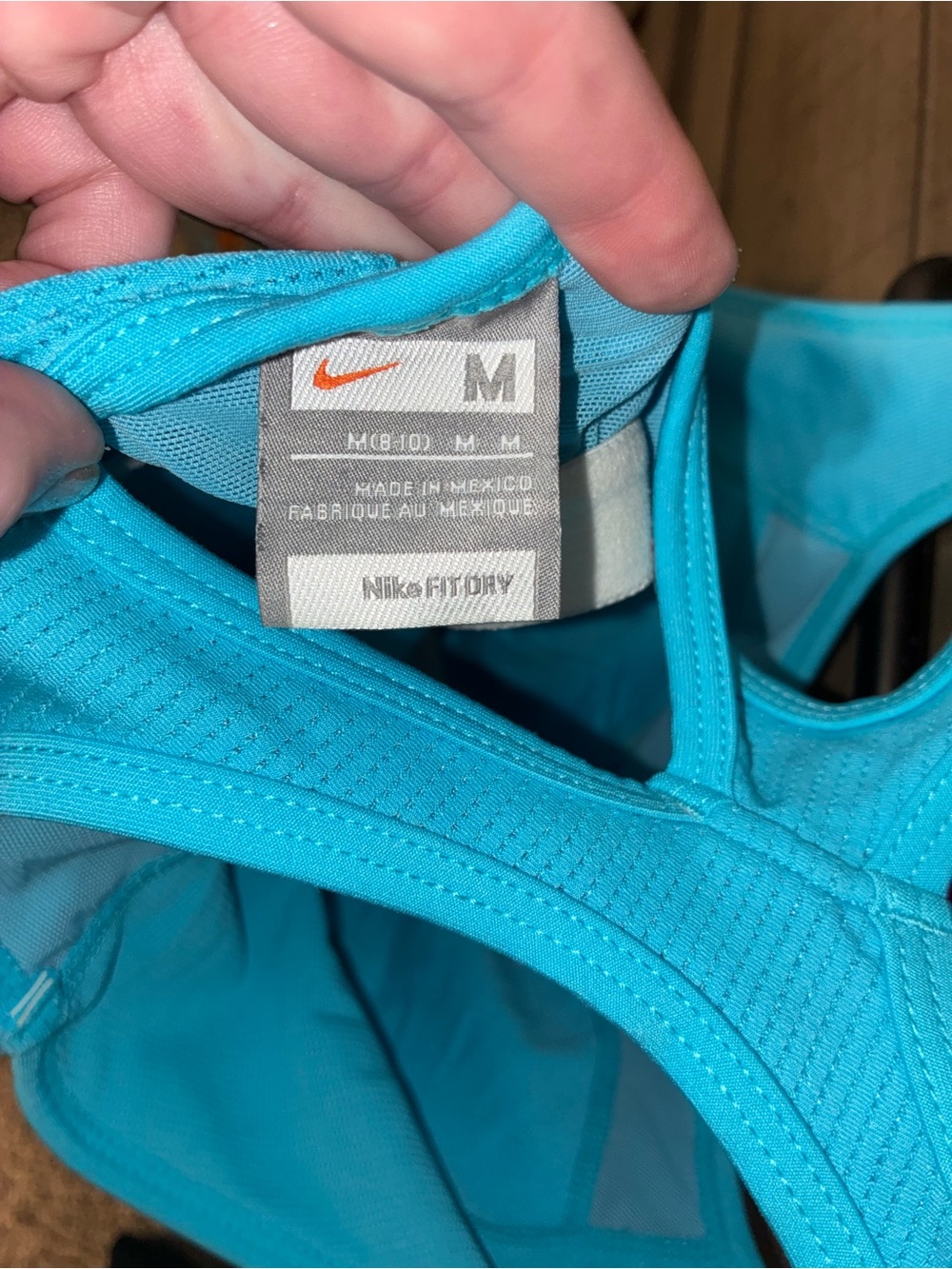 Nike Turquoise Racerback Tank Top - Picture 4 of 5